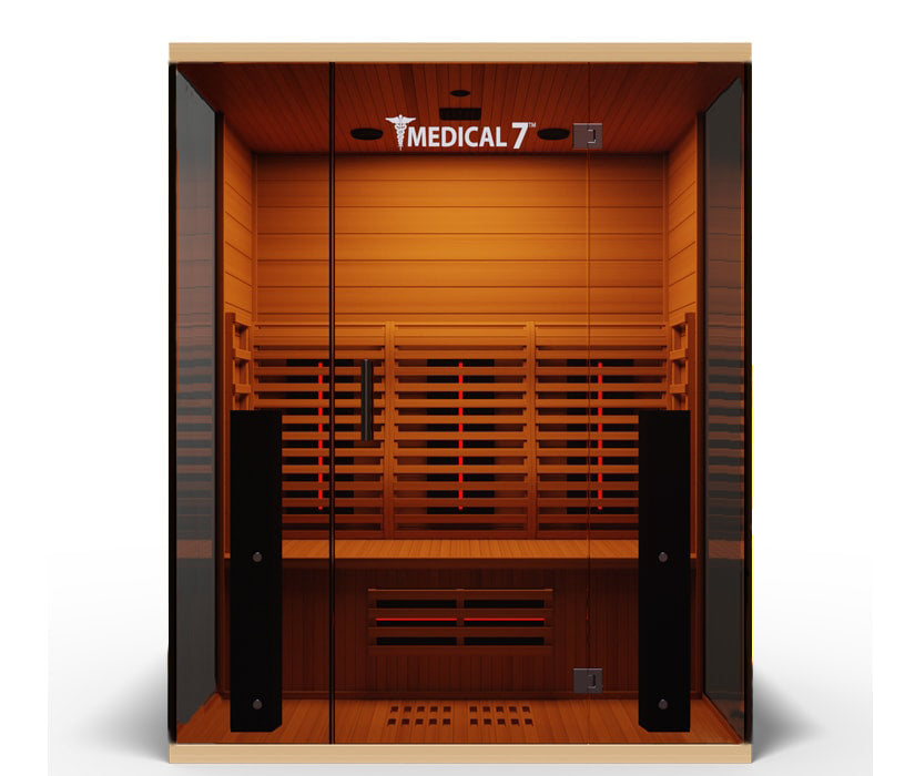 Medical 7™ ULTRA FULL SPECTRUM Infrared 3-Person Sauna