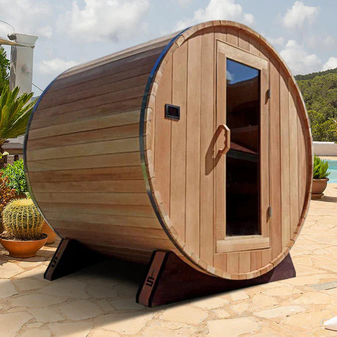 Barrel 1 & 2™ Traditional 2-Person Outdoor Barrel Sauna Kit