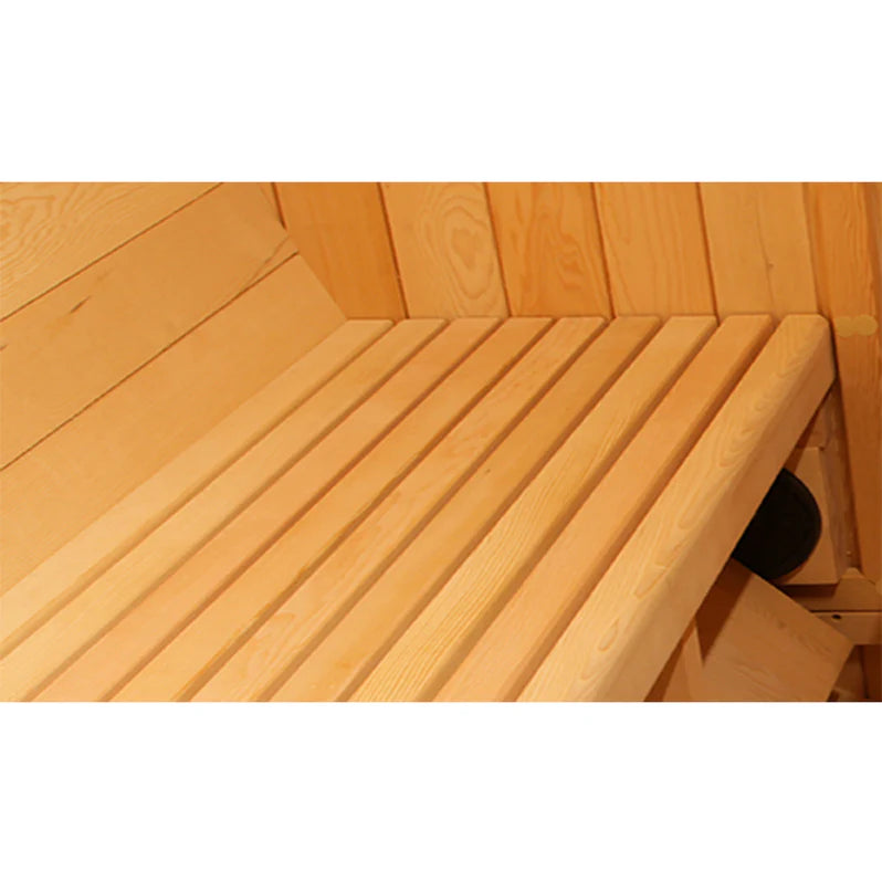 Barrel 3 & 4™ Canadian Hemlock/Red Cedar Outdoor Barrel Sauna (Available in 4-Person & 8-Person)