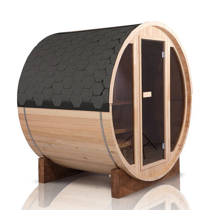 Barrel 8™ Traditional 3-4 Person Outdoor Barrel Sauna