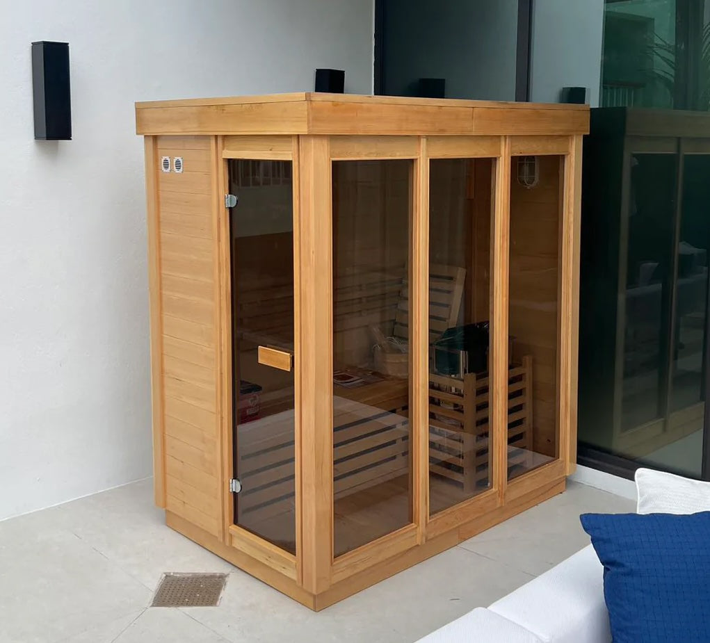 Box 1™ Modern 2-4 Person Traditional Outdoor Steam Sauna