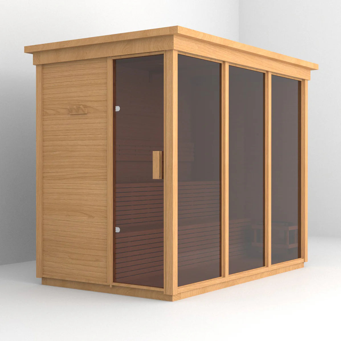 Box 2™ Modern 4-8 Person Traditional Outdoor Steam Sauna