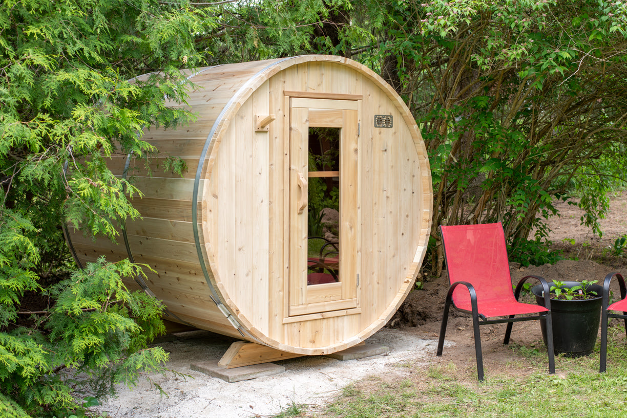 CT Harmony Barrel Sauna (Wood Burning or Electric) - 4 Person