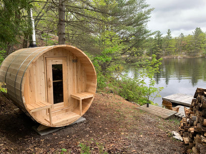 CT Serenity Barrel Sauna (Wood Burning or Electric) - 4 Person