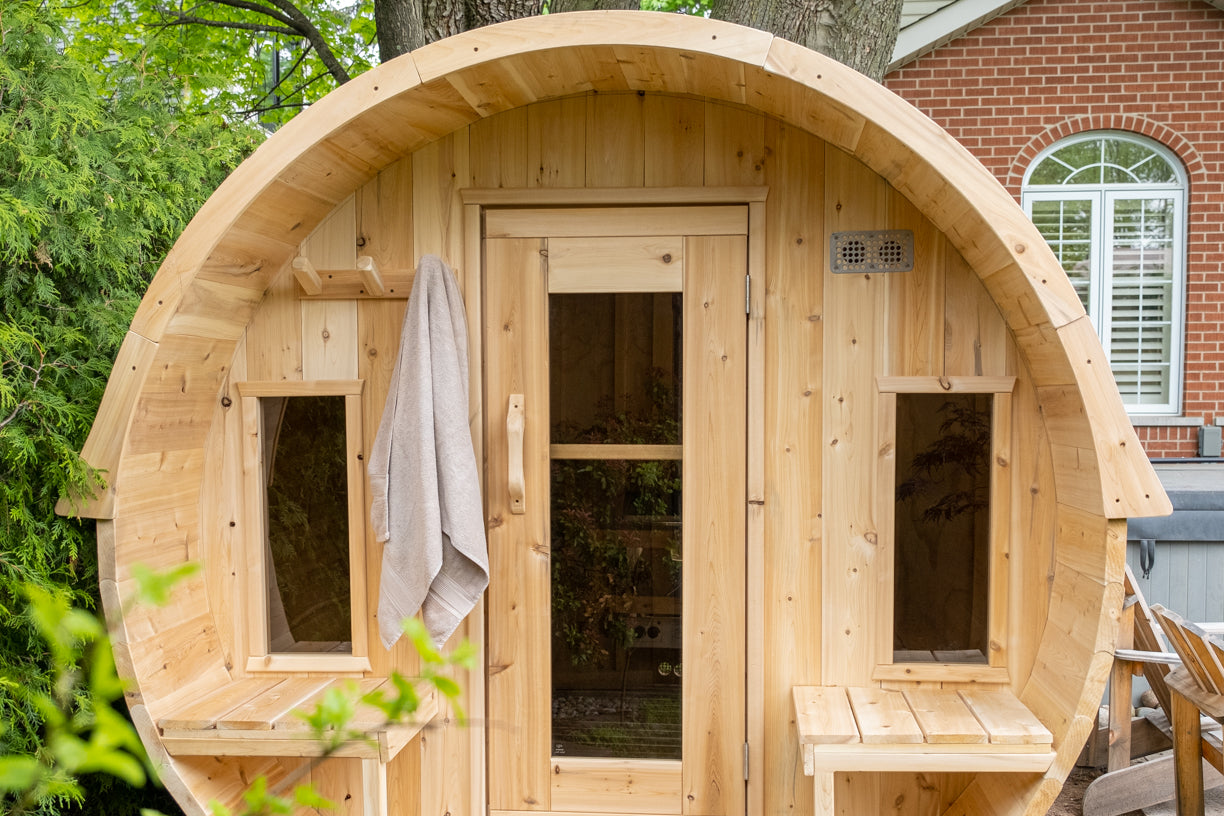 CT Tranquility Barrel Sauna (Wood Burning or Electric) - 5 Person