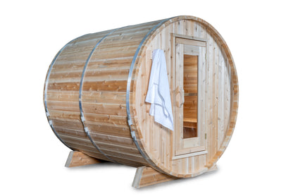 CT Harmony Barrel Sauna (Wood Burning or Electric) - 4 Person