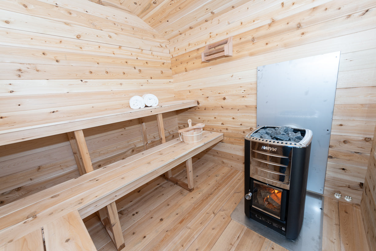 CT Georgian Cabin Sauna (Wood Burning or Electric) - 6 Person