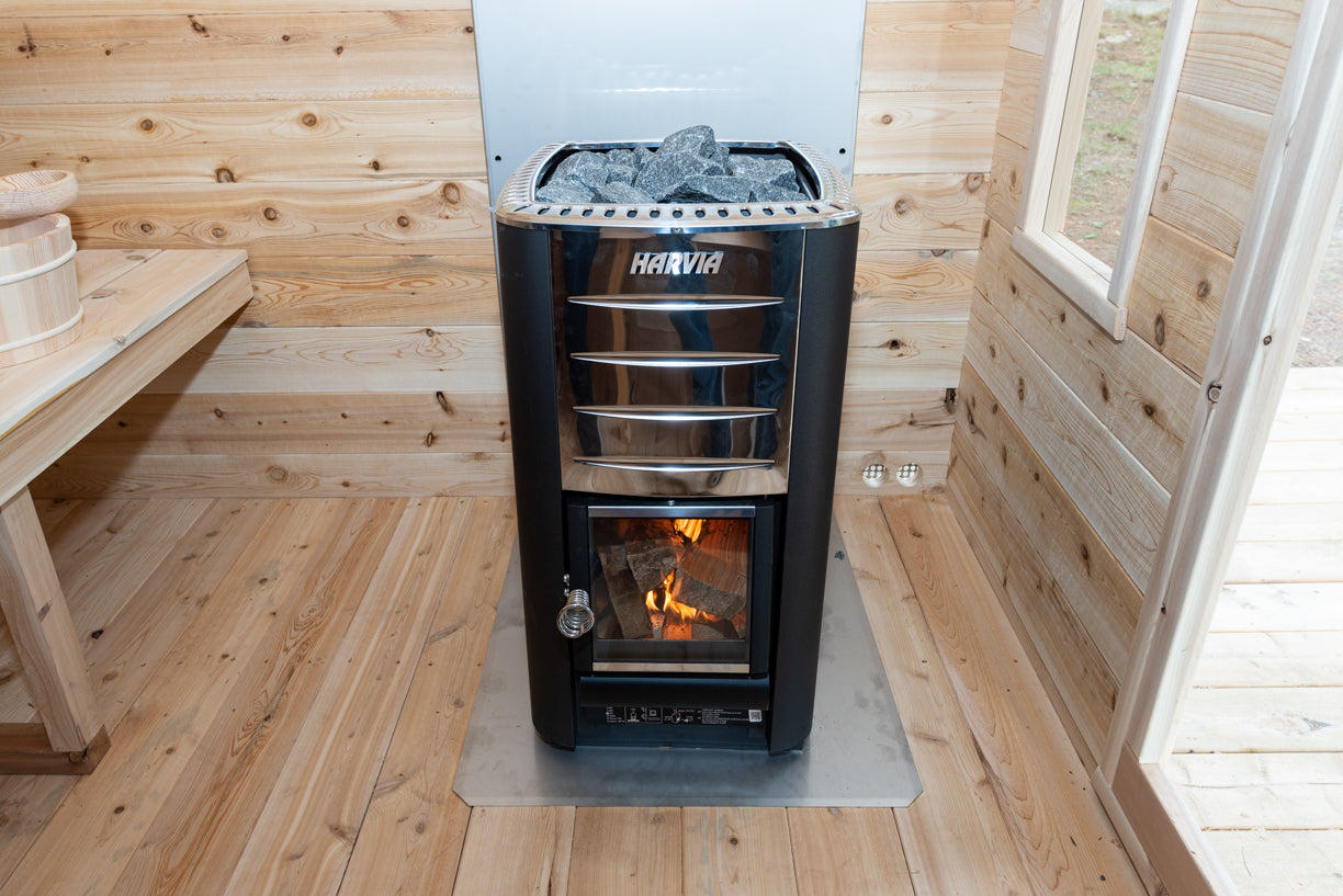 CT Georgian Cabin Sauna (Wood Burning or Electric) - 6 Person