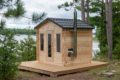 CT Georgian Cabin Sauna (Wood Burning or Electric) - 6 Person