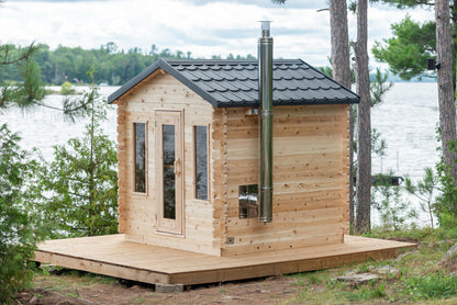 CT Georgian Cabin Sauna (Wood Burning or Electric) - 6 Person