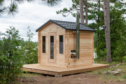 CT Georgian Cabin Sauna (Wood Burning or Electric) - 6 Person