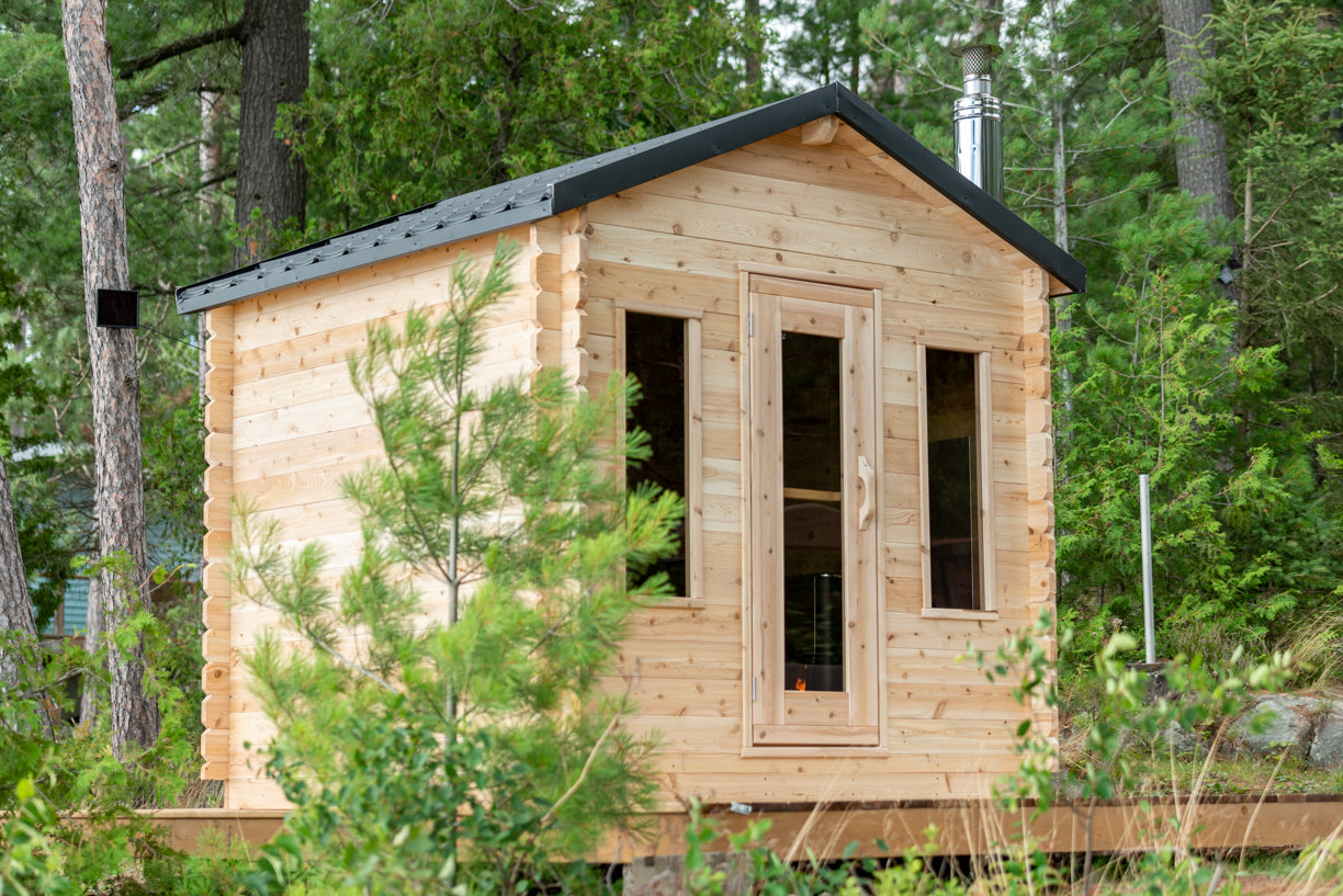 CT Georgian Cabin Sauna (Wood Burning or Electric) - 6 Person