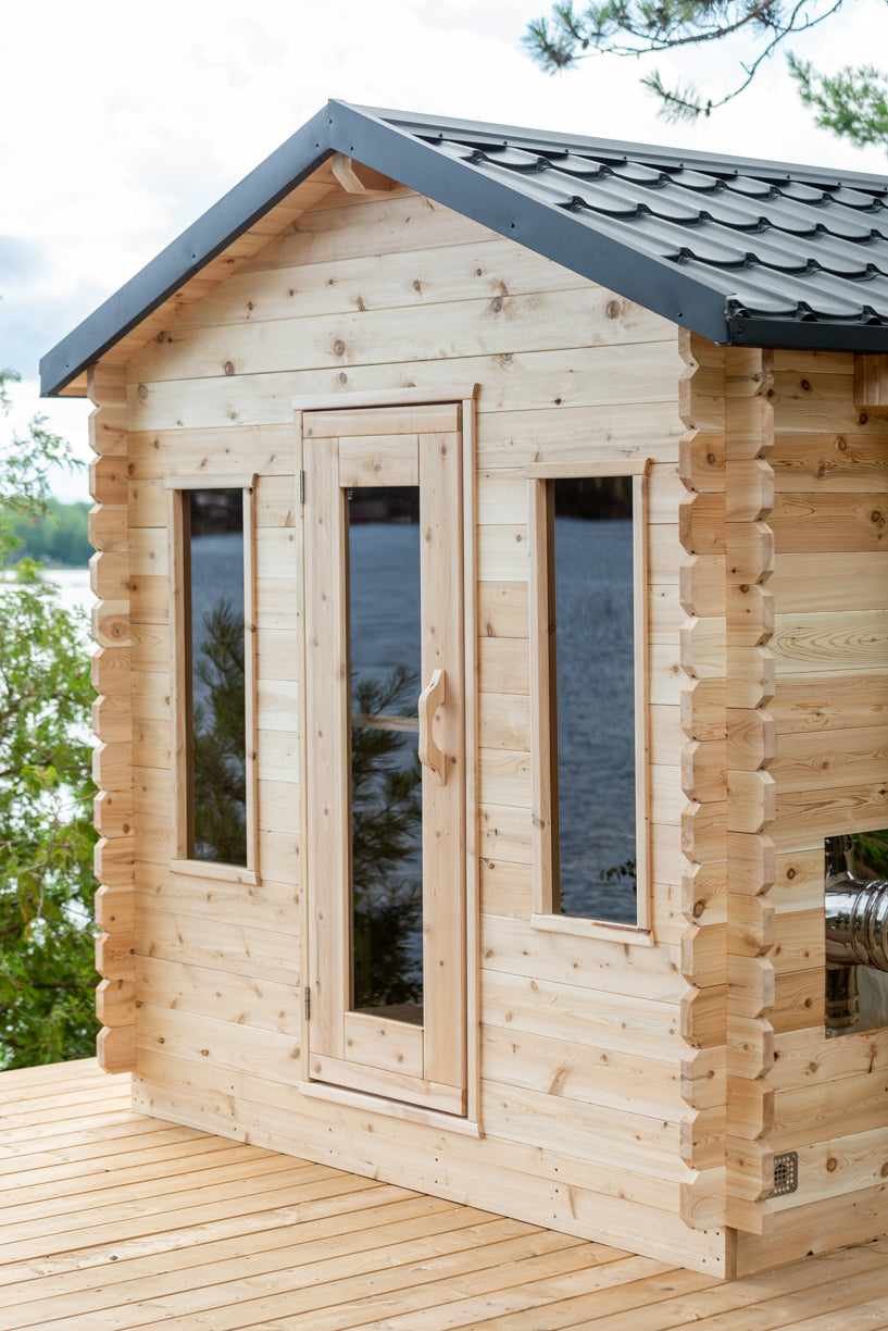 CT Georgian Cabin Sauna (Wood Burning or Electric) - 6 Person