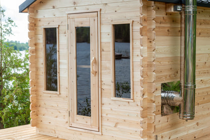 CT Georgian Cabin Sauna (Wood Burning or Electric) - 6 Person