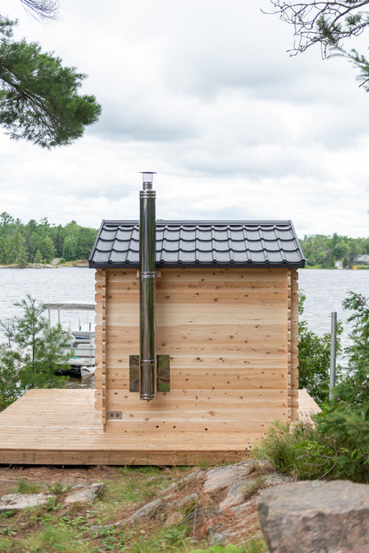 CT Georgian Cabin Sauna (Wood Burning or Electric) - 6 Person