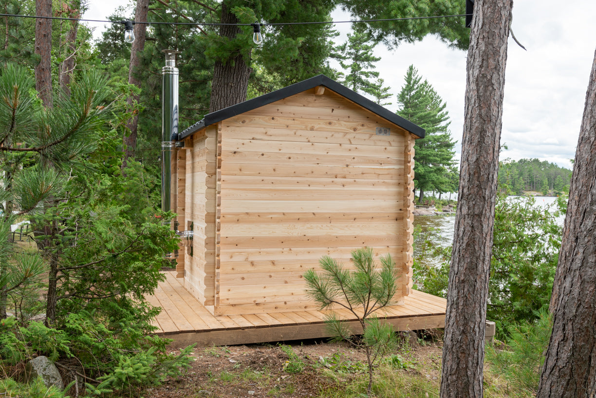 CT Georgian Cabin Sauna (Wood Burning or Electric) - 6 Person