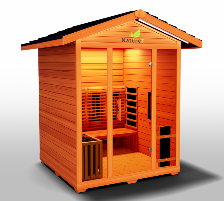 Nature 7™ 4-person Outdoor Sauna