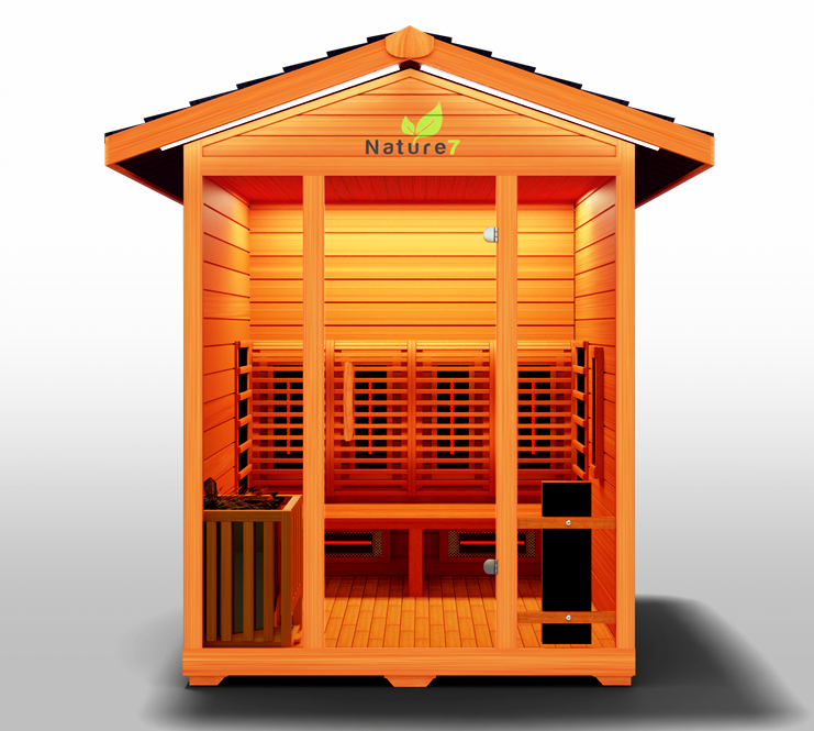 Nature 7™ 4-person Outdoor Sauna