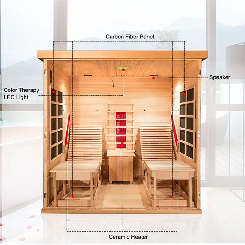 Relax 1™ Infrared 2-Person Indoor Sauna