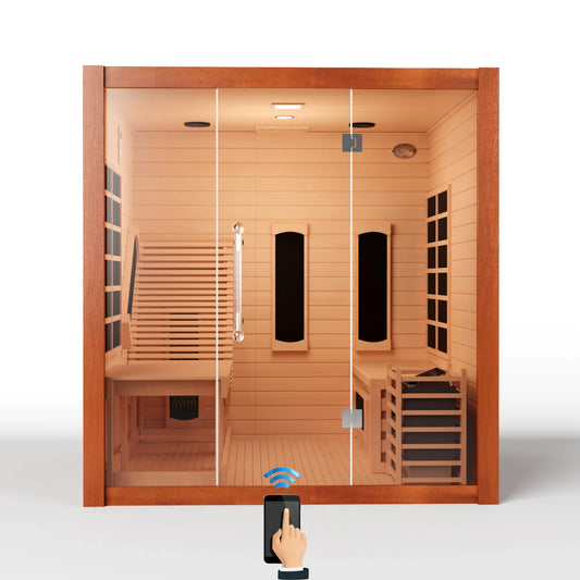 Relax 2™ Steam and Infrared Hybrid 2-Person Indoor Sauna