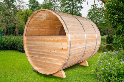 CT Serenity MP Barrel Sauna (Wood Burning or Electric) - 4 Person